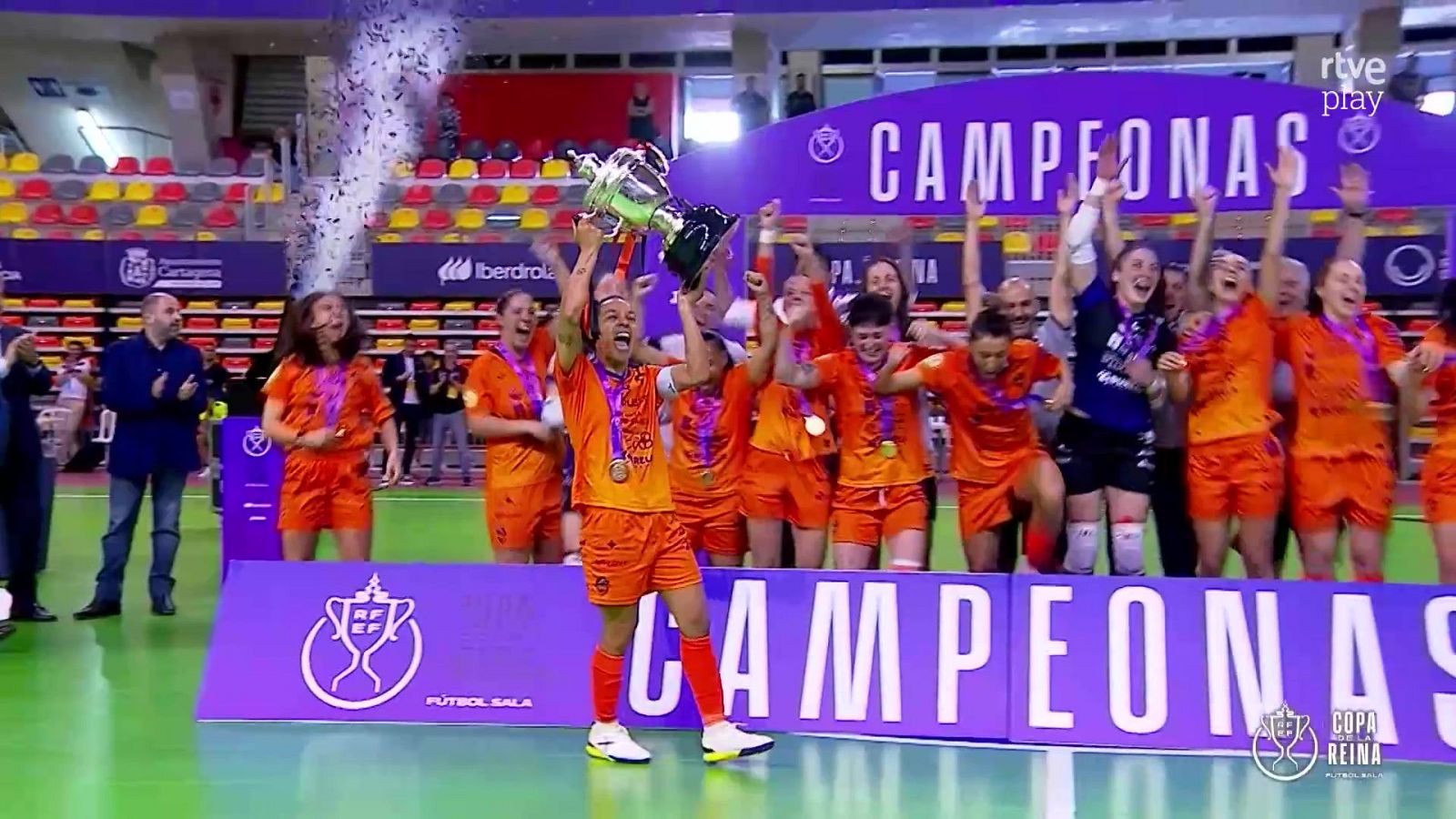Burela gana la Copa de la Reina de futsal tras ganar a Melilla - Fútbol Sala | Ver
