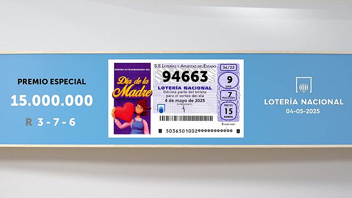 SELAE - Sorteo de la Lotería Nacional del 04/05/2025