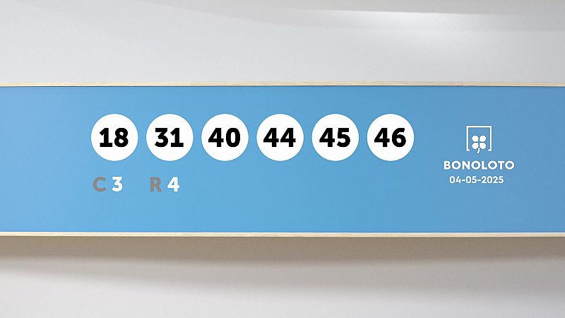 Sorteo de la Lotería Bonoloto del 04/05/2025 - Ver ahora