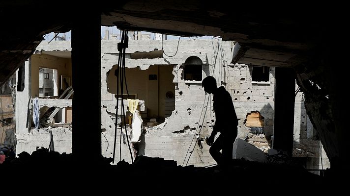 Telediario 2 - Israel da luz verde a su ofensiva para conquistar más territorio de Gaza