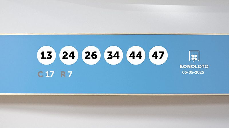 Sorteo de la Lotería Bonoloto del 05/05/2025 - Ver ahora