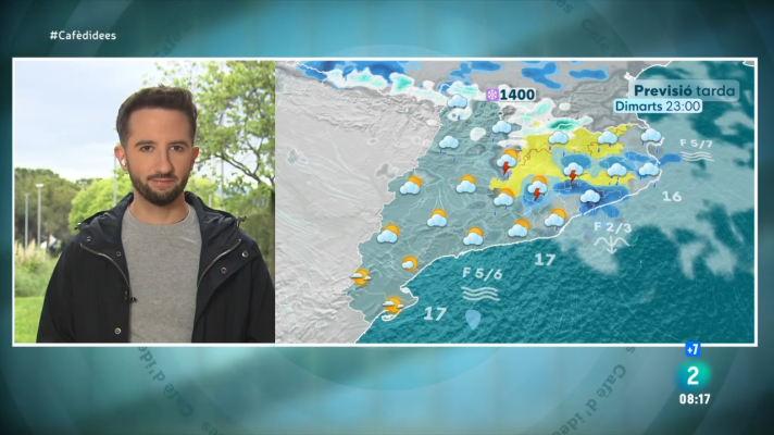 El temps - Dimarts de sant tornem-hi: fresca, ruixats i tempestes