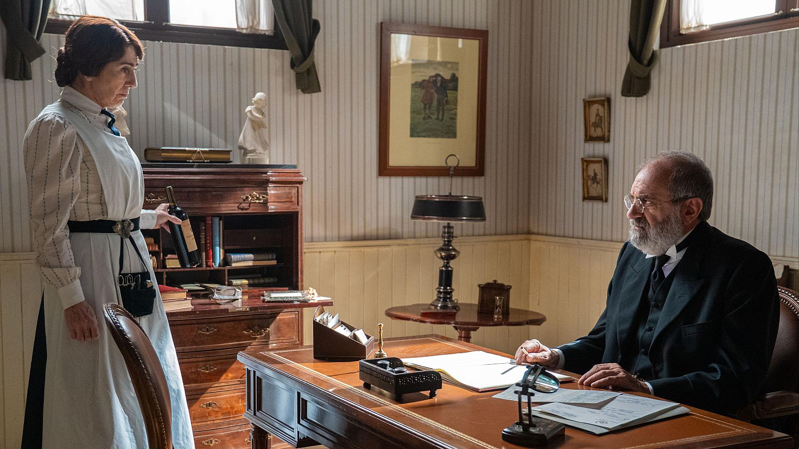 La Promesa: Rómulo y Emilia se reencuentran - La promesa | Ver