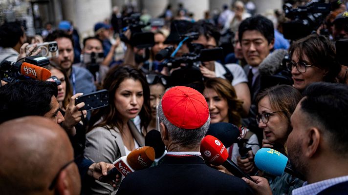 Telediario 1 - La cocina del cónclave: lugares esenciales donde se reúnen los cardenales