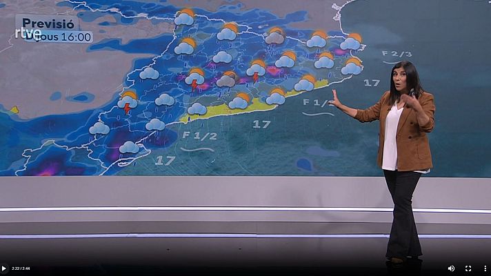 El temps - Dimecres de contrastos. Fred matinal, sol i bonança. Dijous, tornen les tempestes