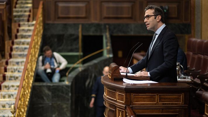 Telediario 1 - El Gobierno convalida el decreto para paliar los aranceles de Trump con el voto en contra del PP