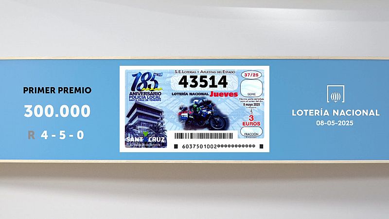 Sorteo de la Lotera Nacional del 08/05/2025 - Ver ahora