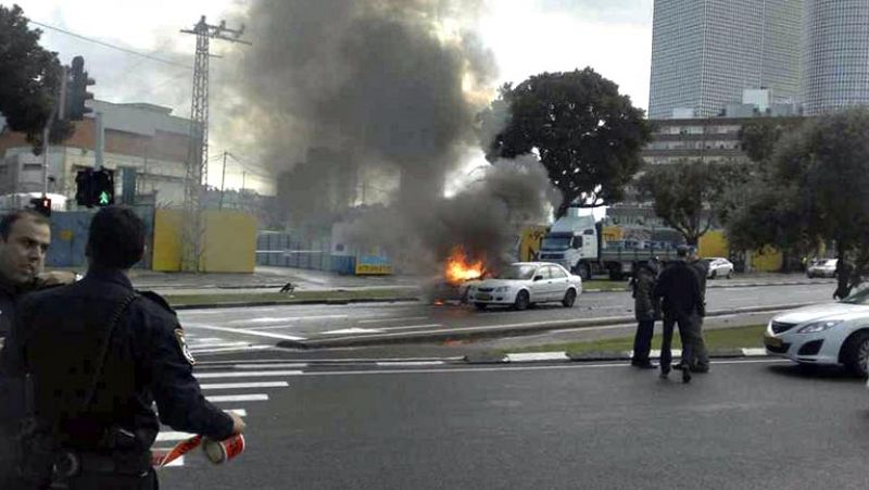 Cuatro heridos en una explosión en Tel Aviv que la Policía atribuye a la delincuencia común