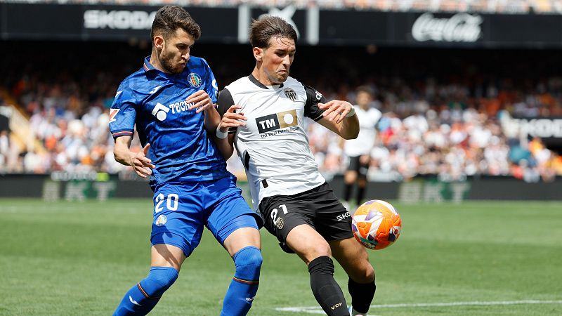 Valencia - Getafe: resumen del partido de la 35 jornada de Liga | Primera