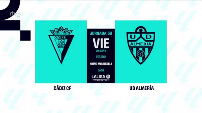 Cdiz - Almera: resumen del partido, 39 jornada. Ver en RTVE Play