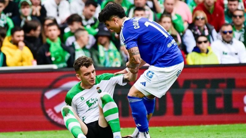 Racing - Oviedo: resumen del partido, 39 jornada. Ver en RTVE Play