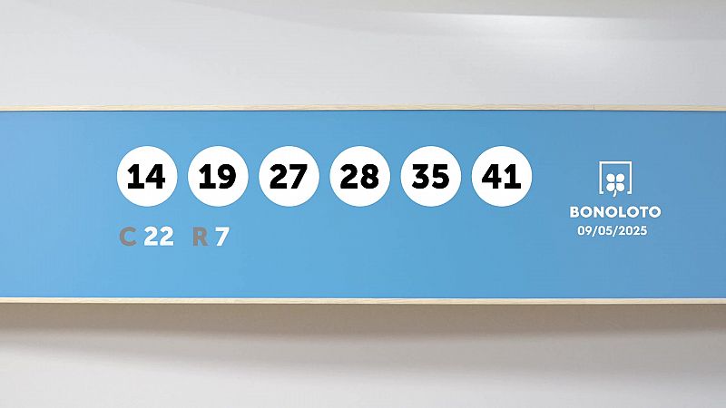 Sorteo de la Lotería Bonoloto del 09/05/2025 - Ver ahora