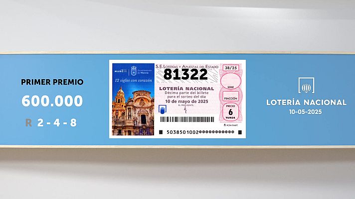 SELAE - Sorteo de la Lotería Nacional del 10/05/2025