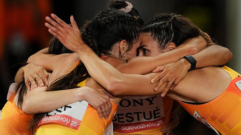 Mundial de relevos | España hace historia en el 4x100 femenino - Atletismo | Ver