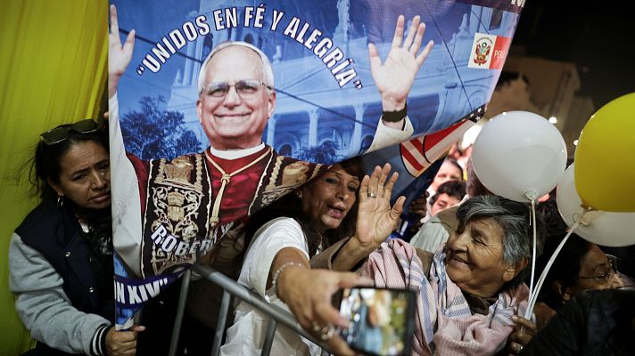 Telediario Fin de Semana - La ciudad peruana de Chiclayo celebra al papa León XIV