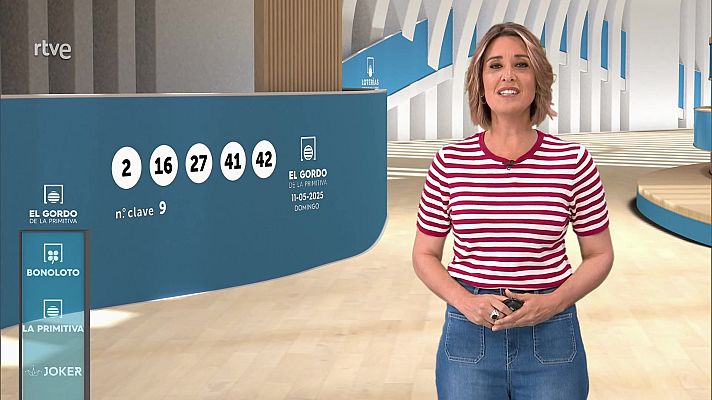 Loterías - Sorteo de la Bonoloto y El Gordo de la Primitiva del 11/05/2025