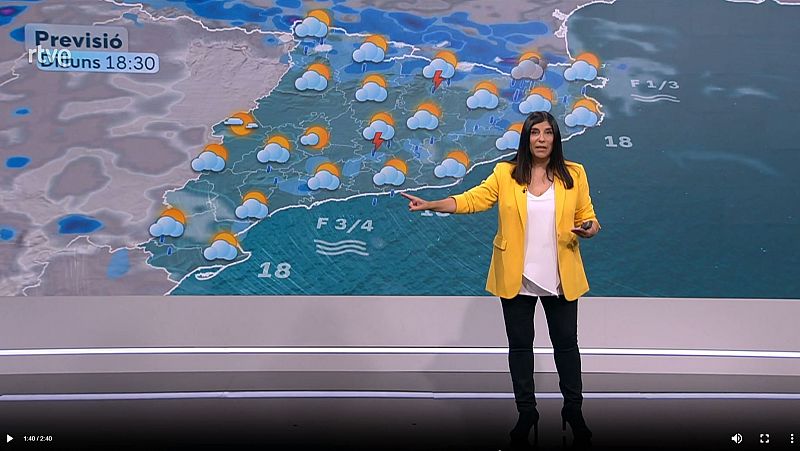 El Temps - Continua la dinmica primaveral: matins de sol i tardes de tempesta
