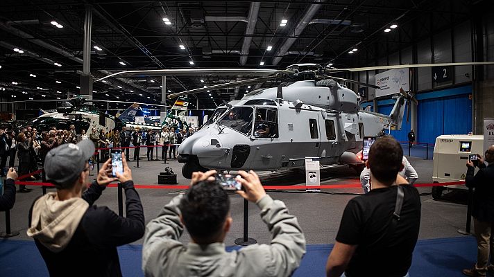 Telediario 1 - Más de 400 empresas de defensa participan estos días en la feria más importante del sector