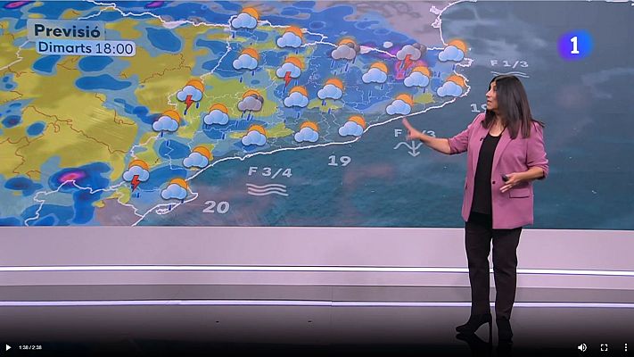 El temps - Si plou per Sant Pere Regalat (avui), 40 dies de mullat. Paciència