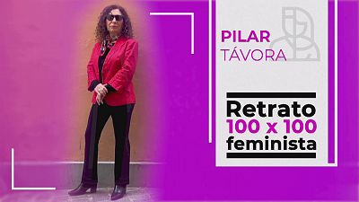 Retrato 100x100 feminista: Pilar Tvora