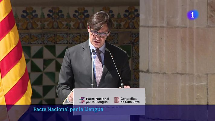 L'Informatiu - Signat el Pacte Nacional per la Llengua per revertir el retrocés del català