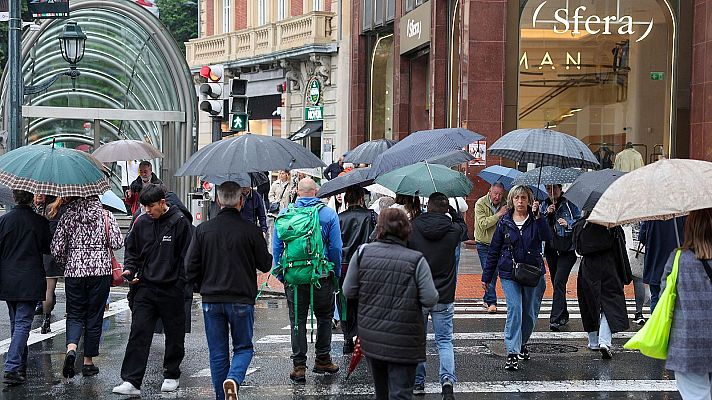 El tiempo - Siete comunidades en aviso amarillo por tormentas