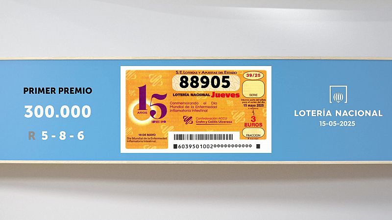 Sorteo de la Lotera Nacional del 15/05/2025 - Ver ahora