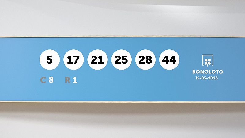 Sorteo de la Lotera Bonoloto del 15/05/2025 - Ver ahora