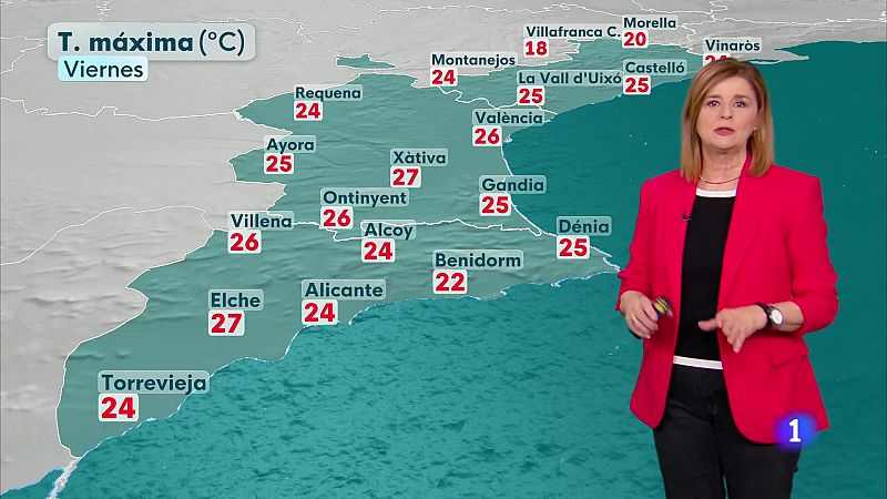 El tiempo en la Comunitat Valenciana 16/05/25