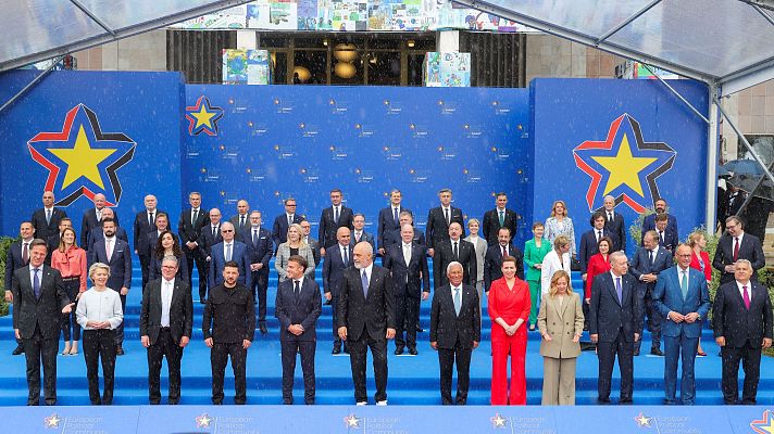 Telediario 1 - Sánchez pide a la UE alzar la voz contra la guerra en Gaza