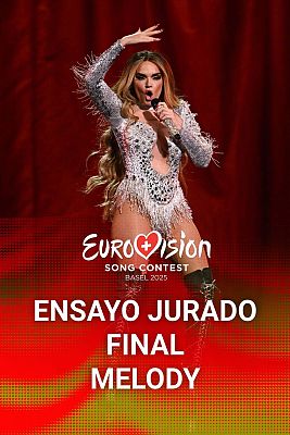 Ensayo del jurado de Melody en la Final