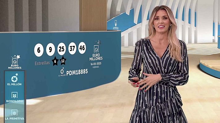 Loterías - Sorteo de la Bonoloto y Euromillones del 16/05/2025