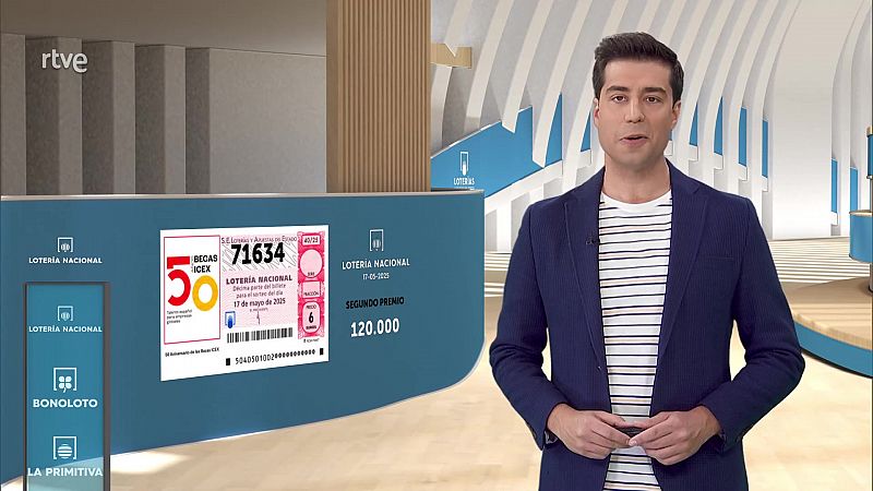 Sorteo de la Lotería Nacional del 17/05/2025 - ver ahora