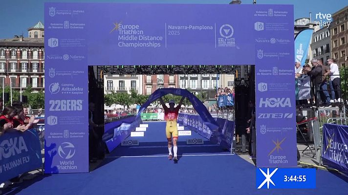 Triatlón - Guillem Montiel logra el oro europeo en la prueba de media distancia de triatlón