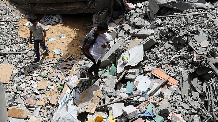 Telediario Fin de Semana - Israel intensifica su ofensiva en la Franja de Gaza en medio de una grave crisis humanitaria