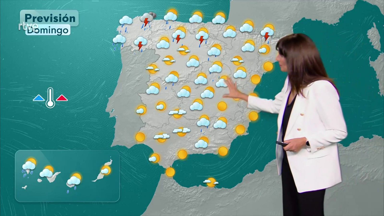 Las máximas seguirán en ascenso en la Península, exceptuando en áreas mediterráneas donde descenderán - ver ahora