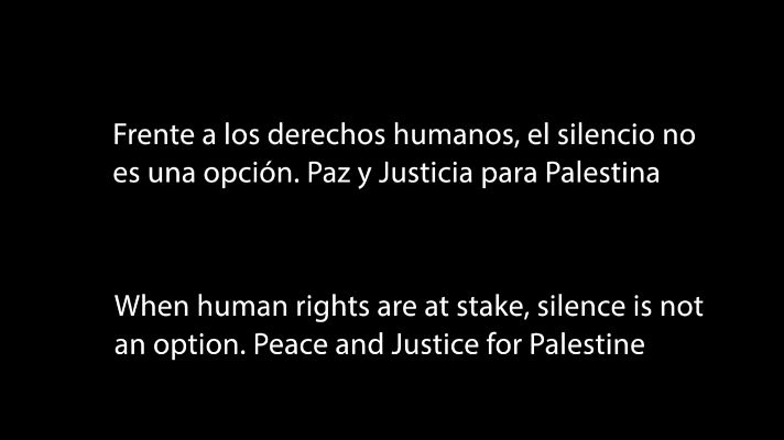 Fin de semana 24h - Mensaje de RTVE antes de Eurovisión: "Frente a los derechos humanos, el silencio no es una opción. Paz y justicia para Palestina"