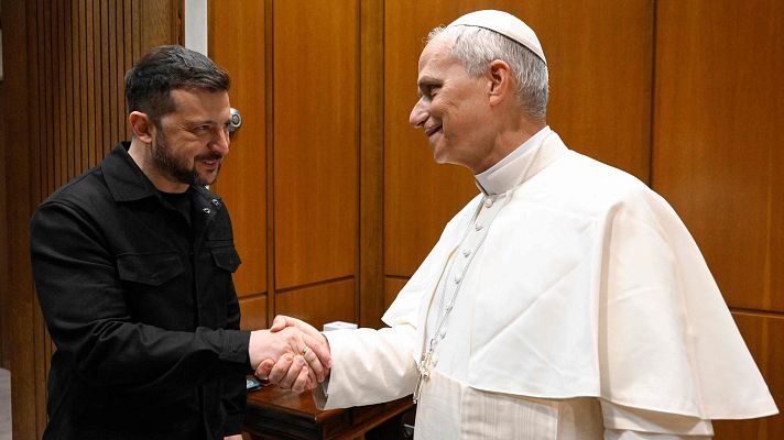 Informativo 24h - El papa León XIV recibe a Zelenski en el Vaticano en medio de los esfuerzos negociadores para acabar con la guerra