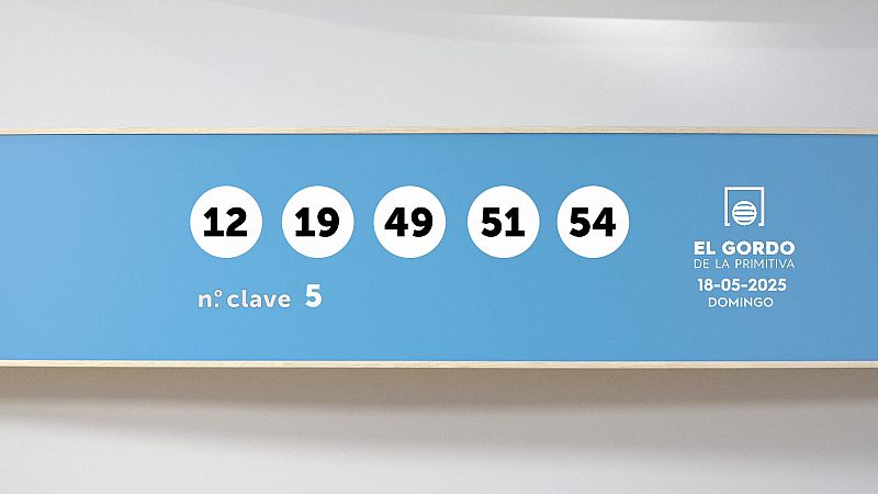 Sorteo de la Lotera Gordo de la Primitiva del 18/05/2025 - Ver ahora