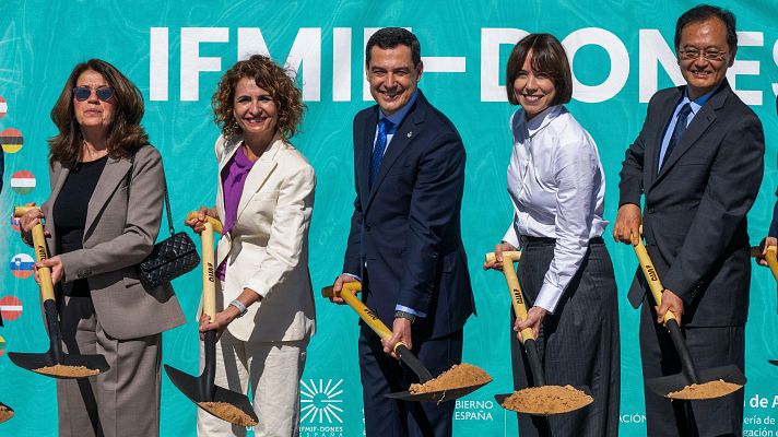 Telediario 2 - Comienza en Granada la construcción de un acelerador de partículas