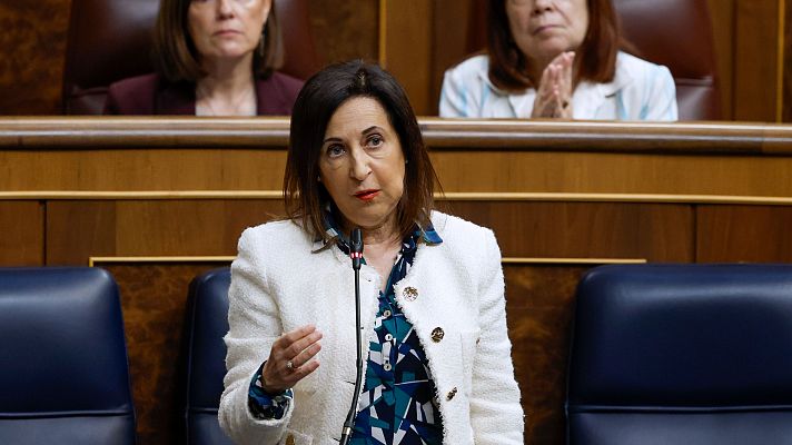 Robles asegura que España "no compra armas a Israel" aunque habla de "licencias de programas anteriores al 7 de octubre que se podrían estar utilizando"