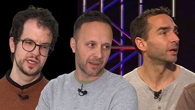 Sonidista con Ricardo Sánchez, Roberto Salvador, Ángel Peral y Héctor Murcia