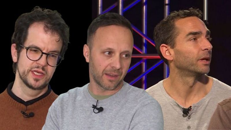 Sonidista con Ricardo Sánchez, Roberto Salvador, Ángel Peral y Héctor Murcia