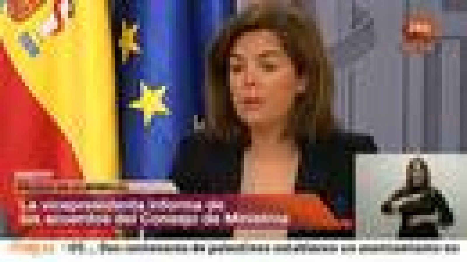 Informativo 24h: Soraya Sáenz de Santamaría agradece la "impagable defensa de la democracia" de los militares | RTVE Play