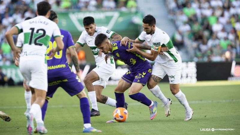 Elche - Mlaga CF: resumen del partido de la 41 jornada de Liga | Segunda