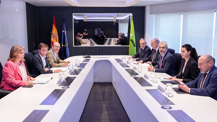 Telediario 2 - Aena y el Ayuntamiento de Madrid acuerdan hacer el censo de los sinhogar de Barajas