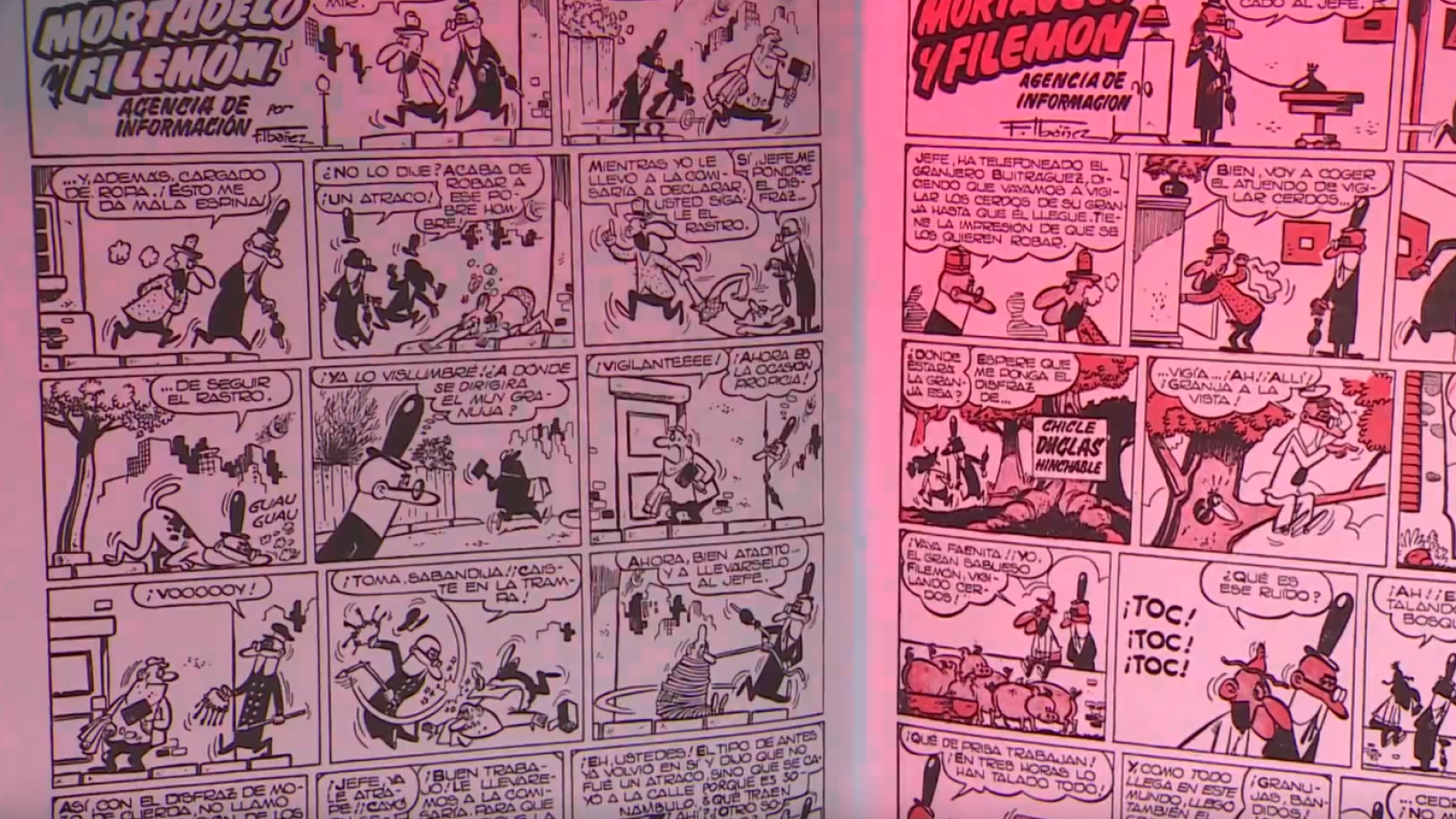 Un libro recopila los primeros 200 casos de Mortadelo y Filemón | Ver