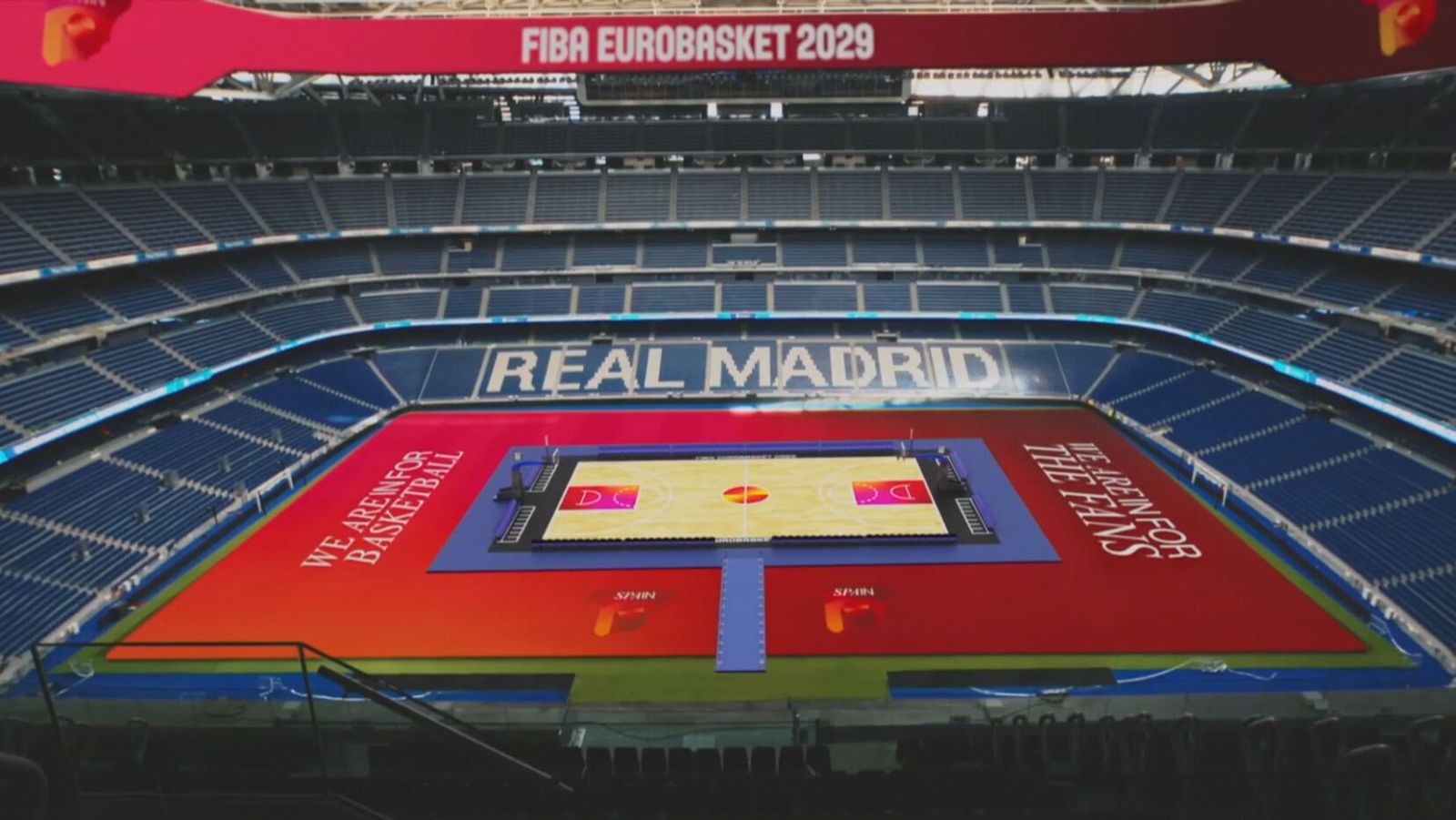 La inauguración en el Bernabéu, reclamo de Madrid como sede del Eurobasket