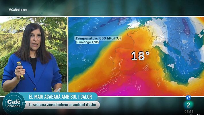 El temps - Per davant, tres dies amb més sol que núvols i ruixats, i cada dia, amb més calor