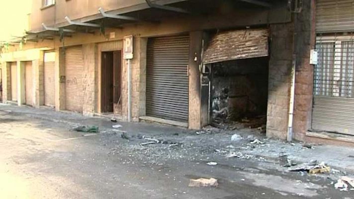 Telediario 1 - Explosión en Esplugues de Llobregat